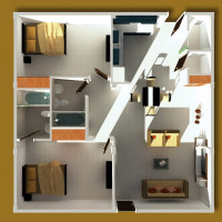 2 Bedrooms - Apartment